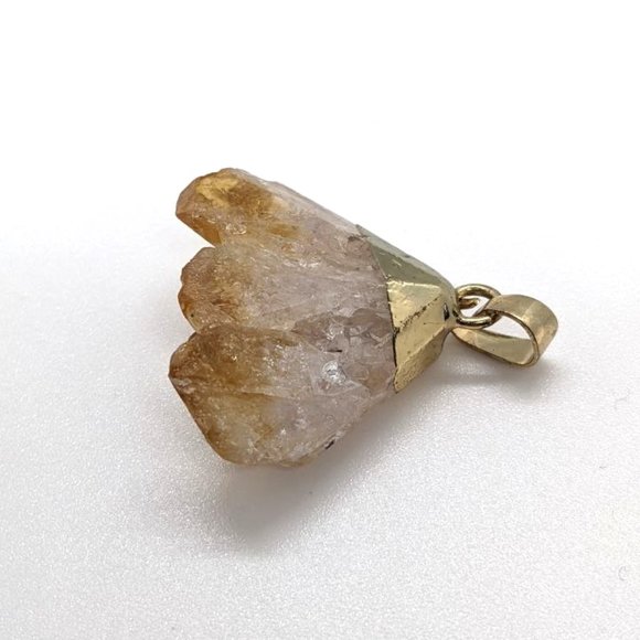 NWOT Raw natural citrine stone pendant - Picture 3 of 6